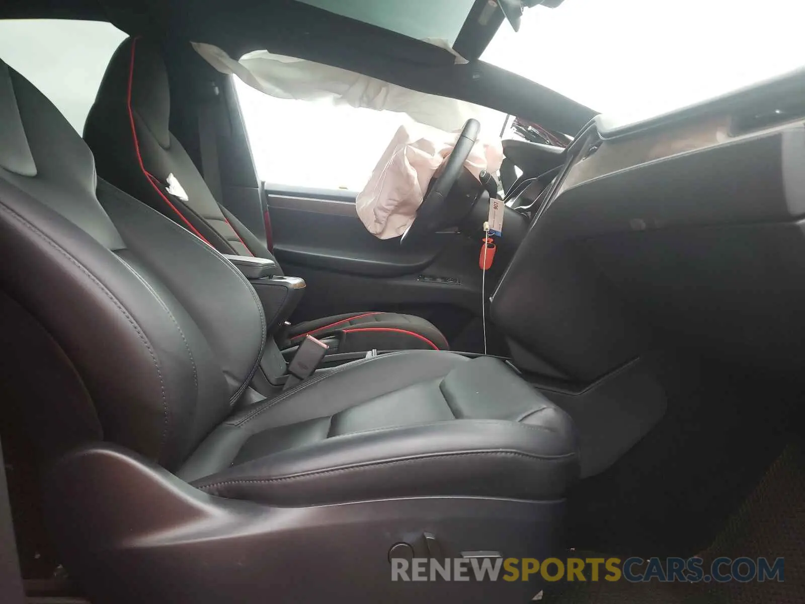 5 fotografías del automóvil dañado 5YJXCBE23LF303906 TESLA MODEL X 2020