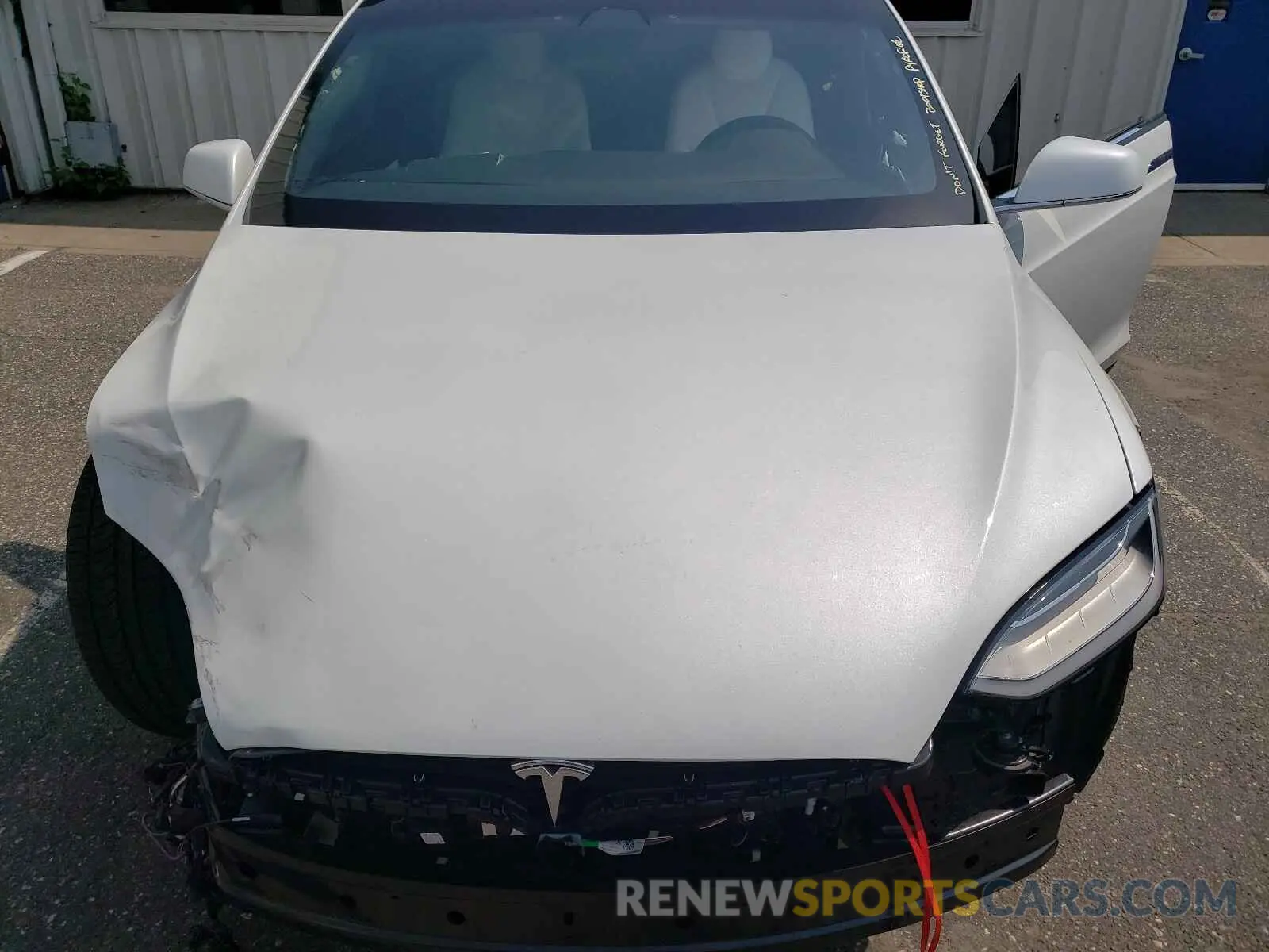 7 fotografías del automóvil dañado 5YJXCBE24LF263898 TESLA MODEL X 2020