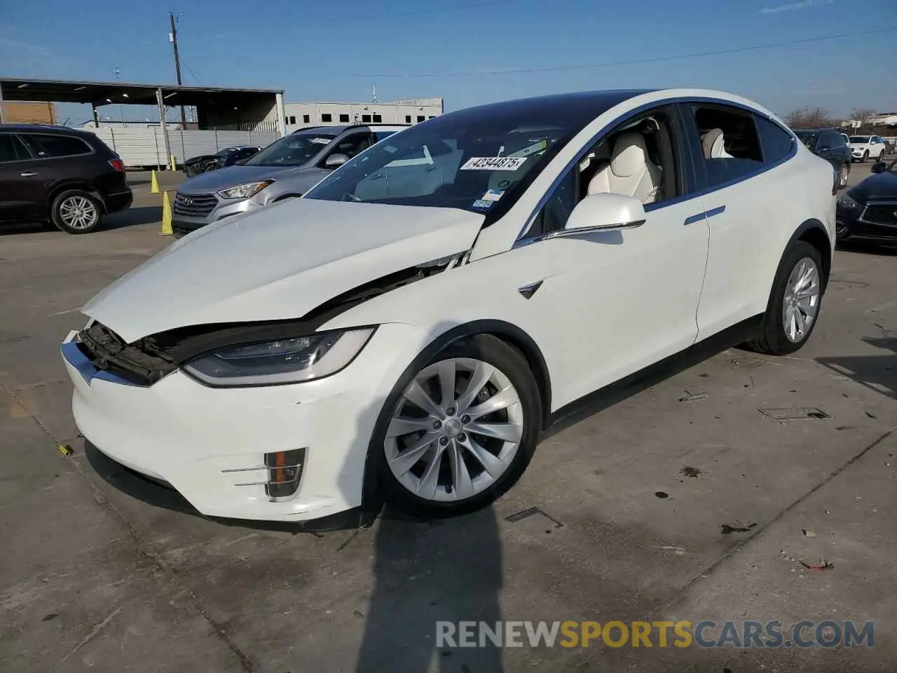 1 fotografías del automóvil dañado 5YJXCBE25LF220932 TESLA MODEL X 2020