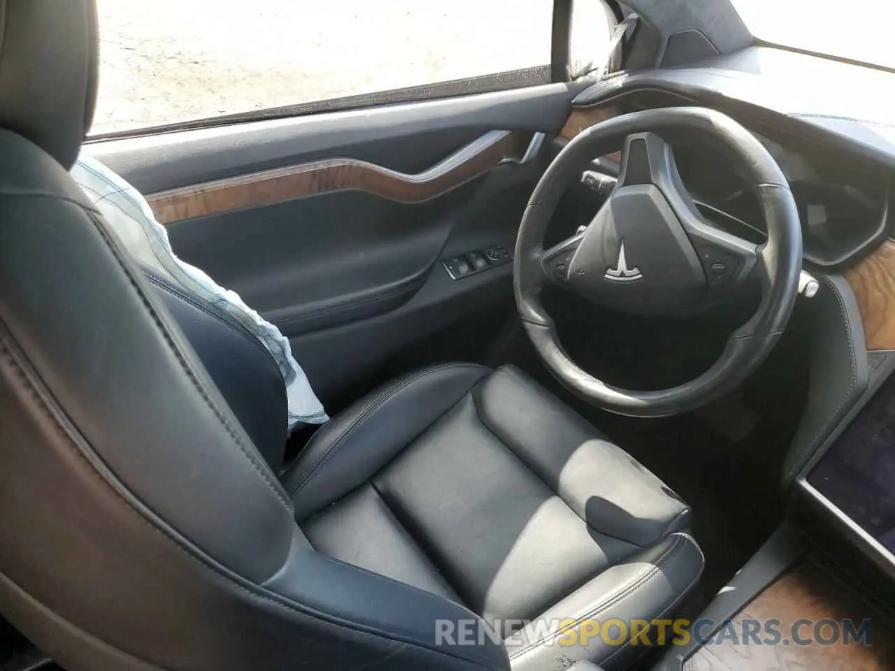 7 fotografías del automóvil dañado 5YJXCBE25LF234216 TESLA MODEL X 2020