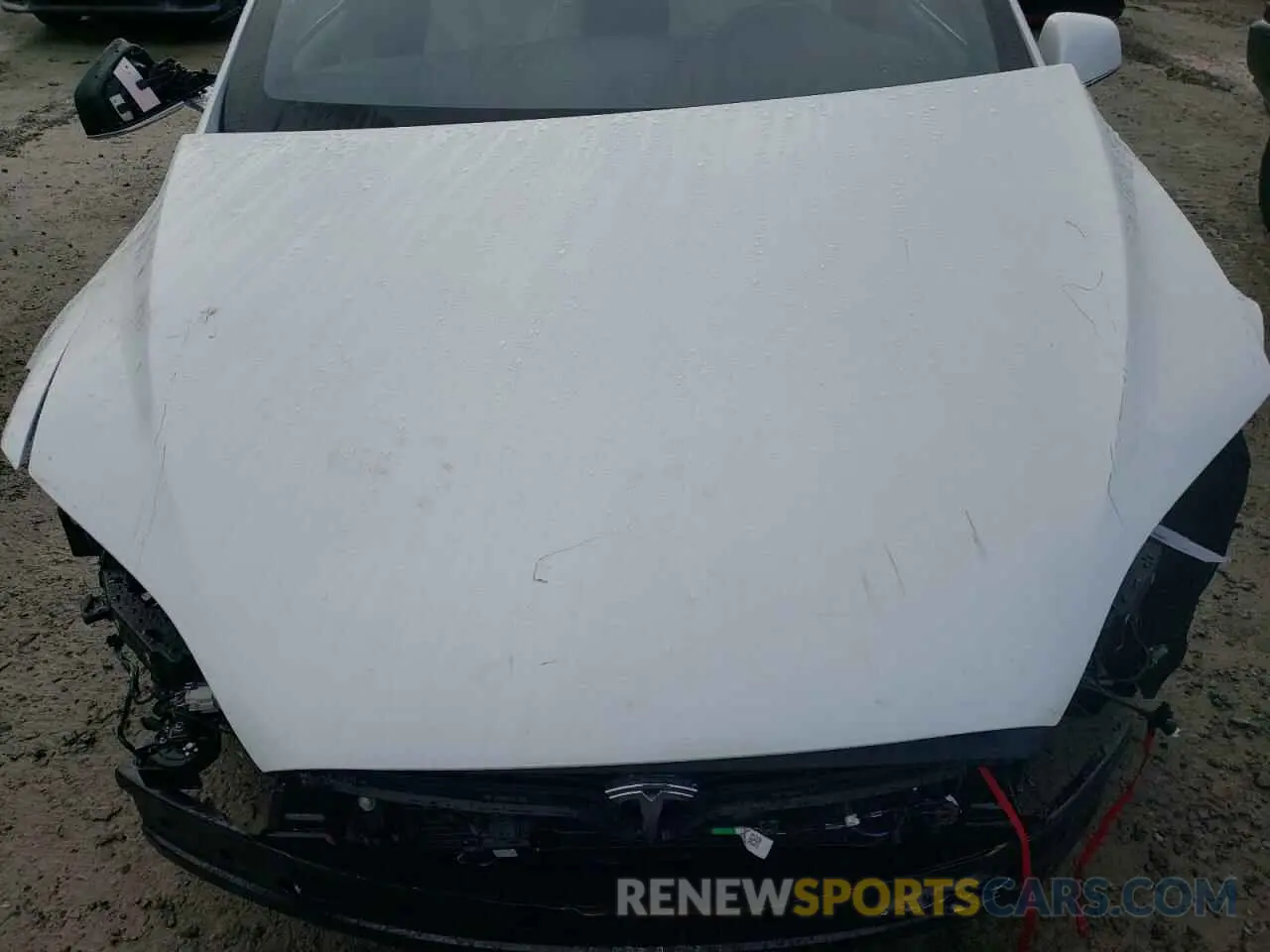 11 fotografías del automóvil dañado 5YJXCBE25LF283352 TESLA MODEL X 2020