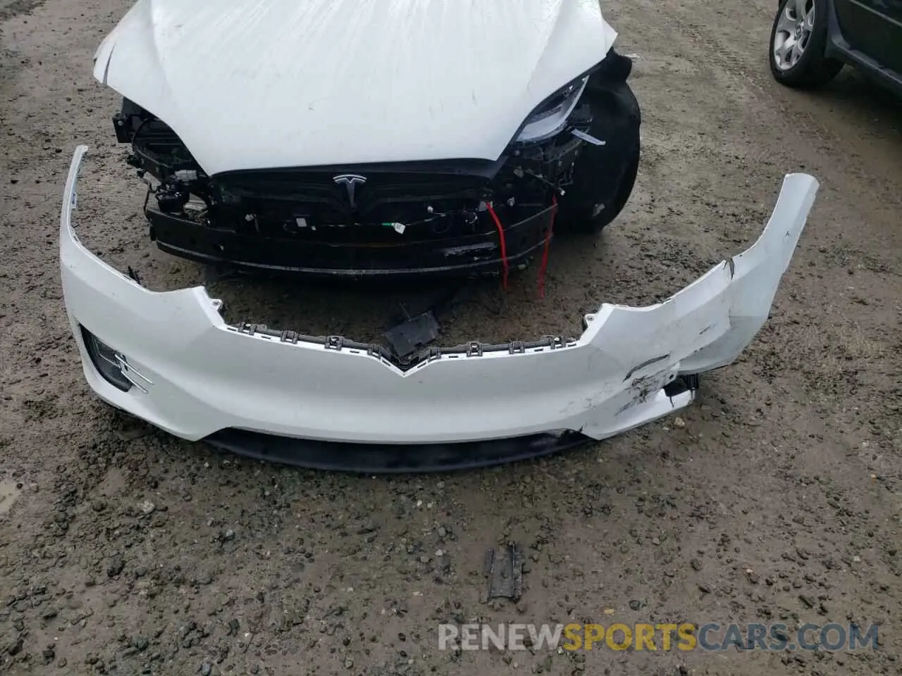 12 fotografías del automóvil dañado 5YJXCBE25LF283352 TESLA MODEL X 2020