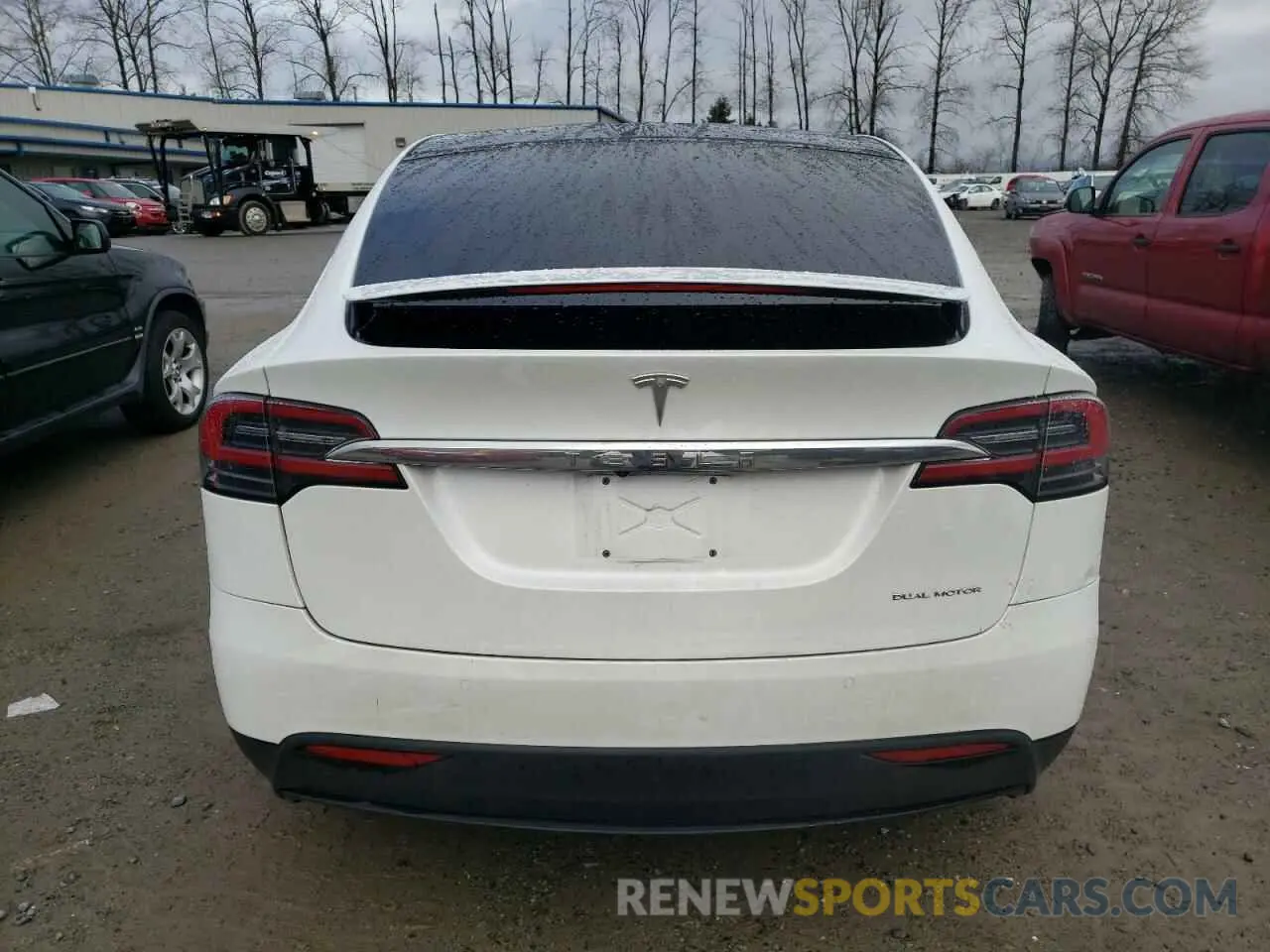 6 fotografías del automóvil dañado 5YJXCBE25LF283352 TESLA MODEL X 2020
