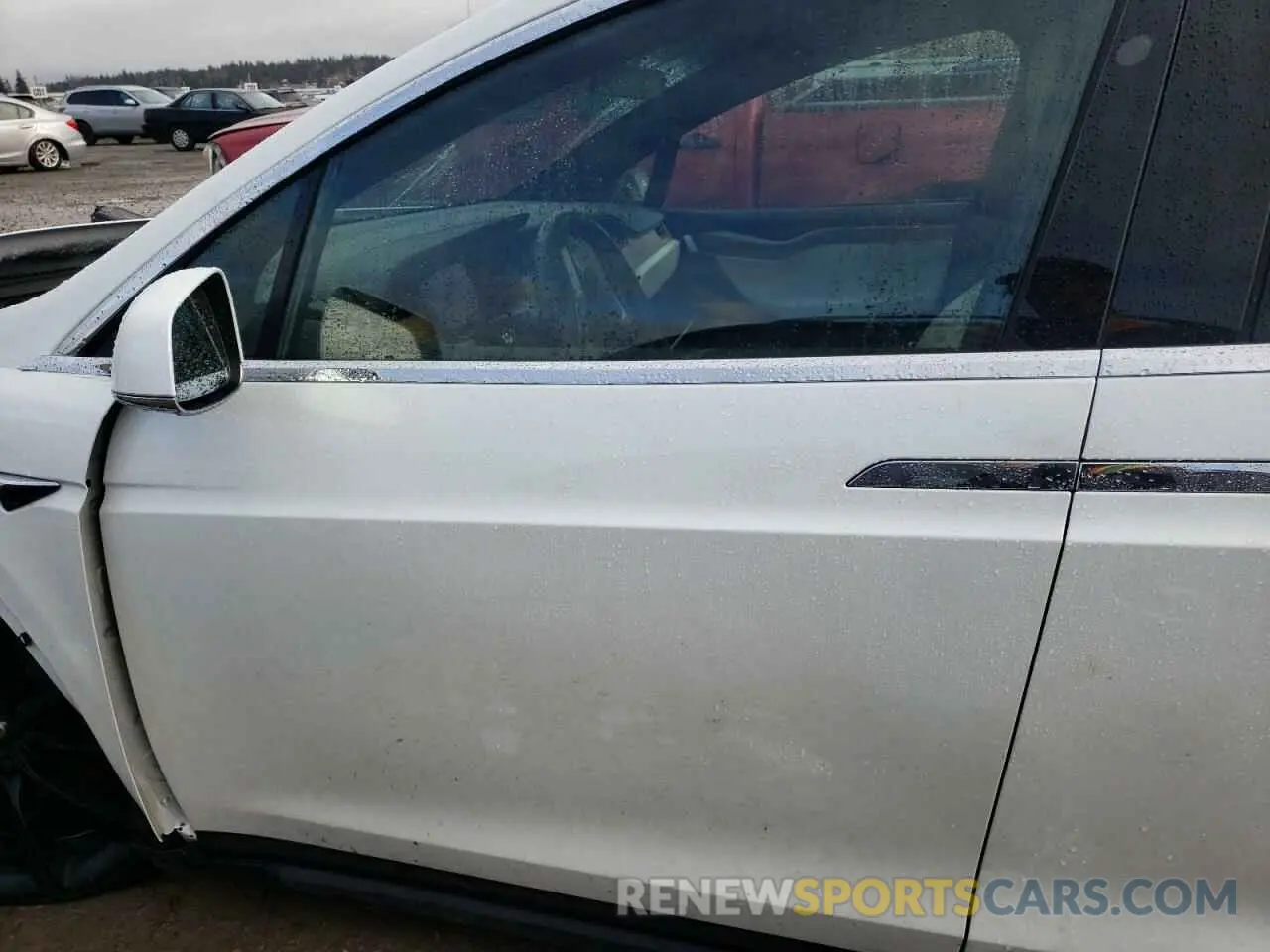 7 fotografías del automóvil dañado 5YJXCBE25LF283352 TESLA MODEL X 2020