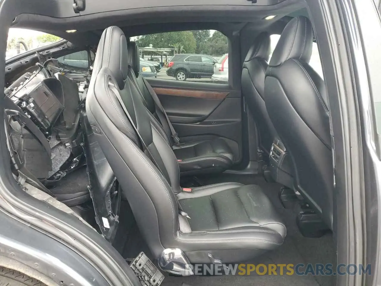11 fotografías del automóvil dañado 5YJXCBE25LF305575 TESLA MODEL X 2020