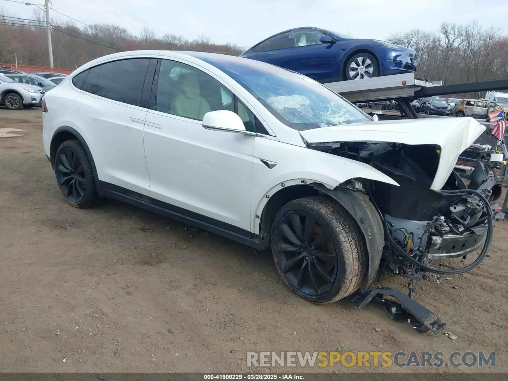 1 fotografías del automóvil dañado 5YJXCBE26LF213956 TESLA MODEL X 2020