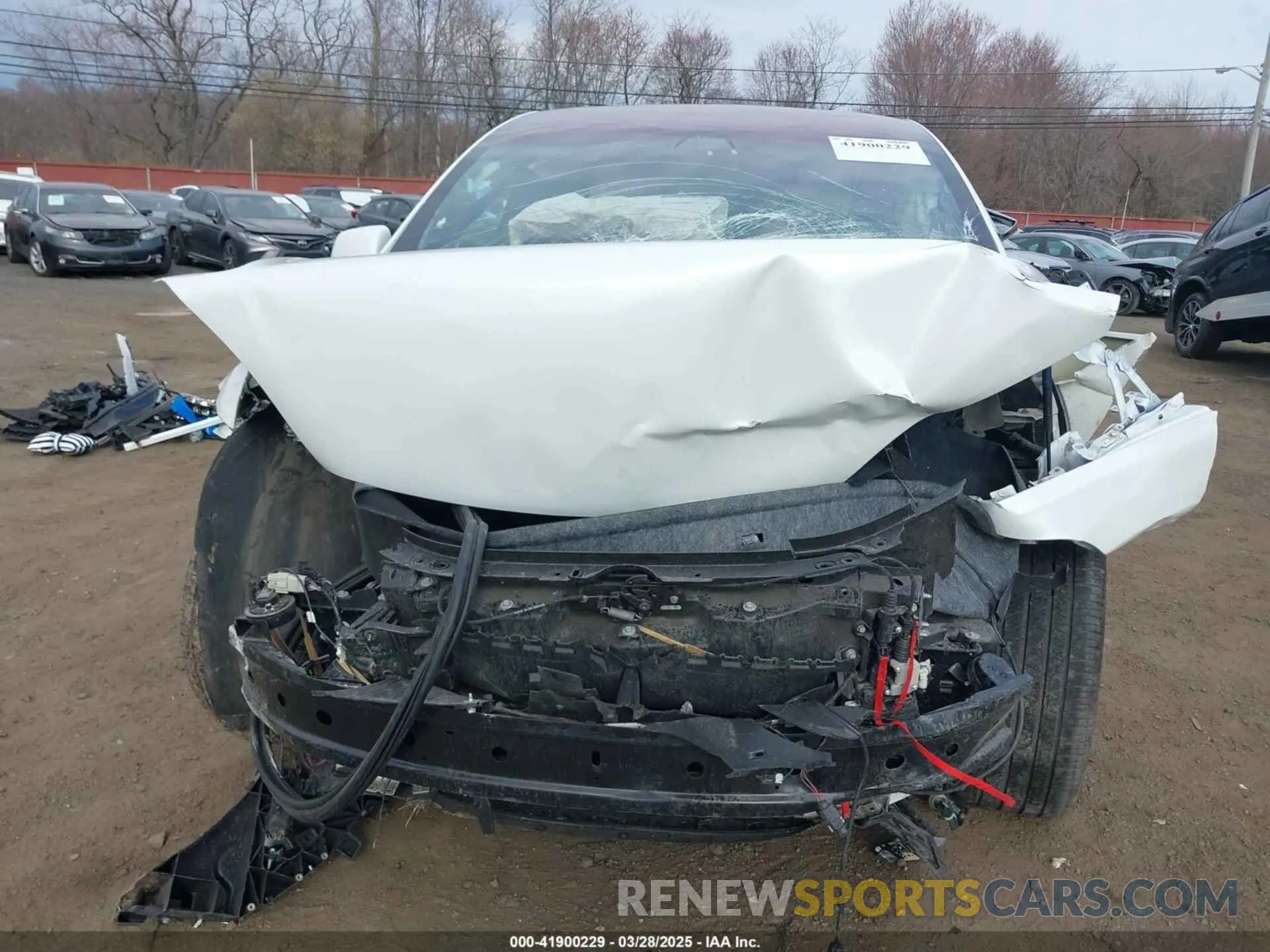 12 fotografías del automóvil dañado 5YJXCBE26LF213956 TESLA MODEL X 2020