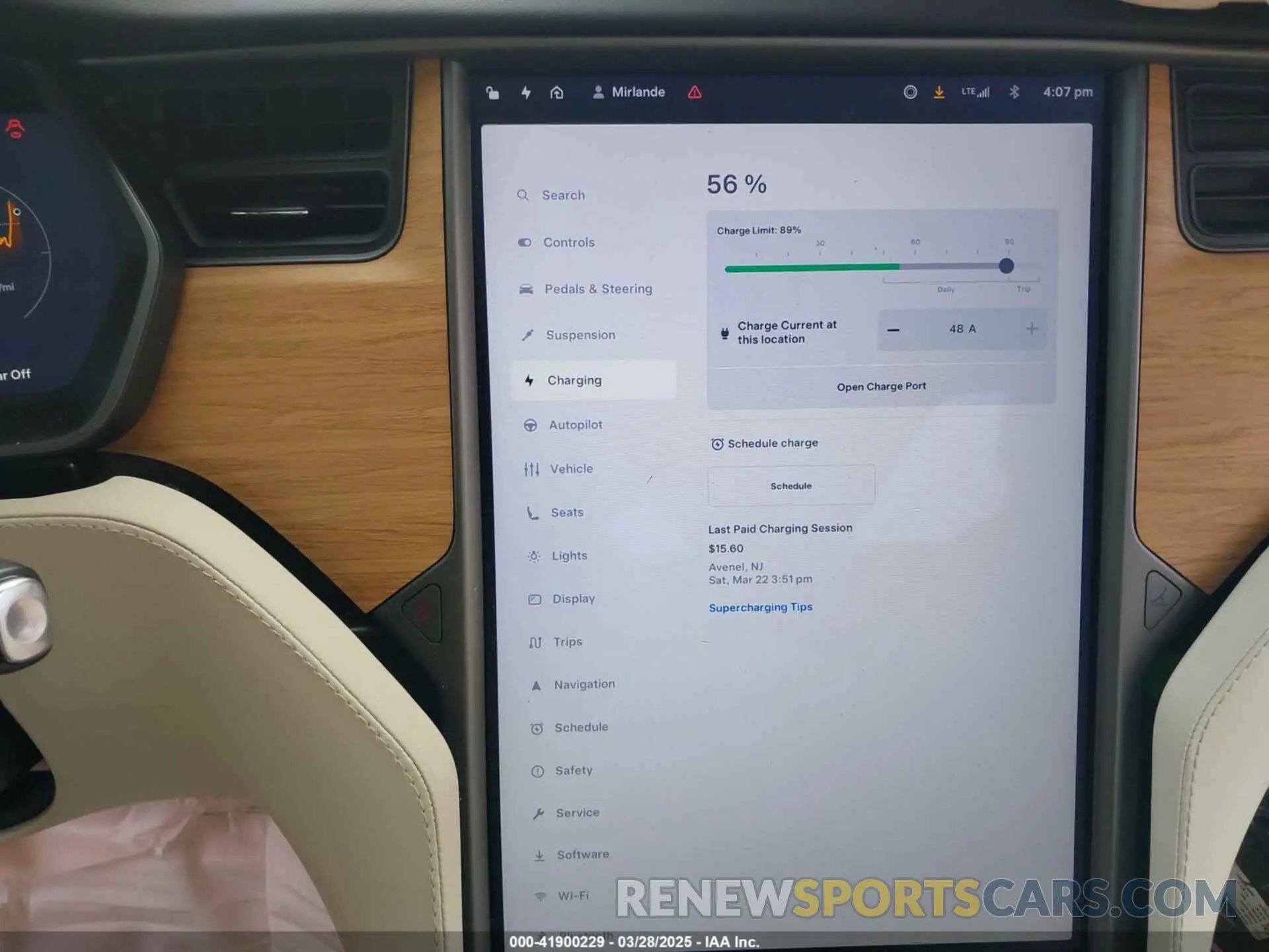 17 fotografías del automóvil dañado 5YJXCBE26LF213956 TESLA MODEL X 2020