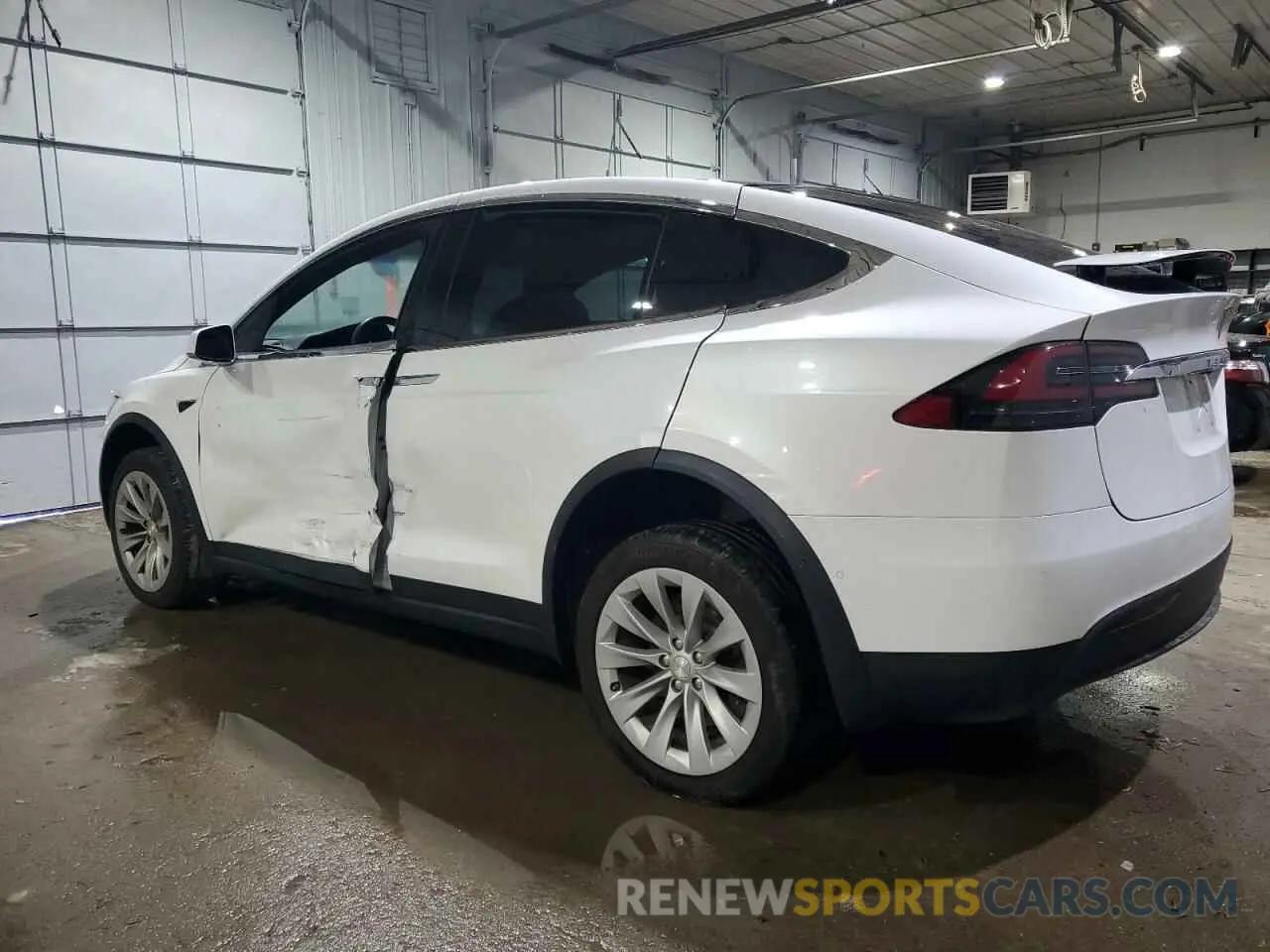 2 fotografías del automóvil dañado 5YJXCBE26LF228781 TESLA MODEL X 2020