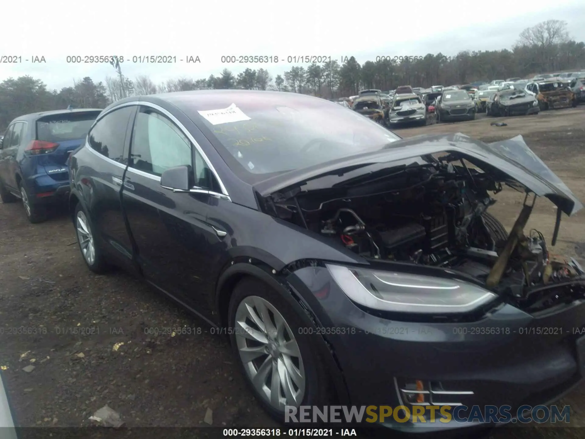 1 fotografías del automóvil dañado 5YJXCBE26LF238808 TESLA MODEL X 2020