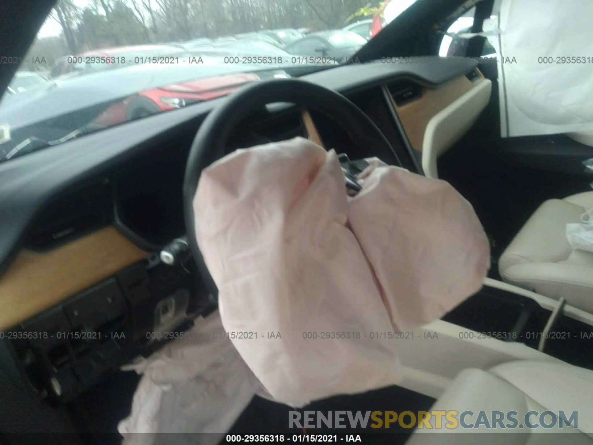 5 fotografías del automóvil dañado 5YJXCBE26LF238808 TESLA MODEL X 2020