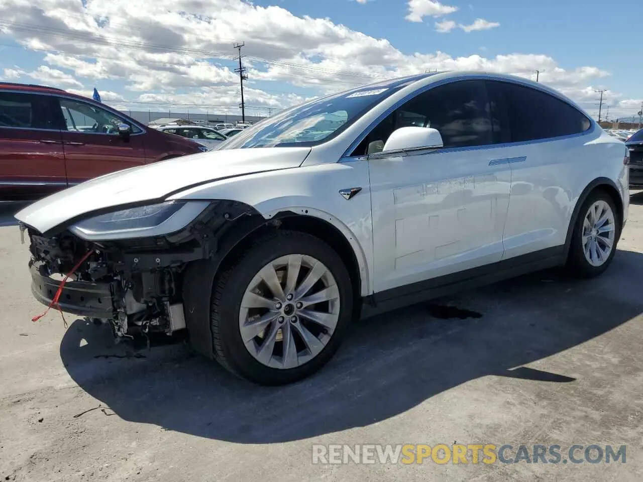 1 fotografías del automóvil dañado 5YJXCBE26LF249971 TESLA MODEL X 2020