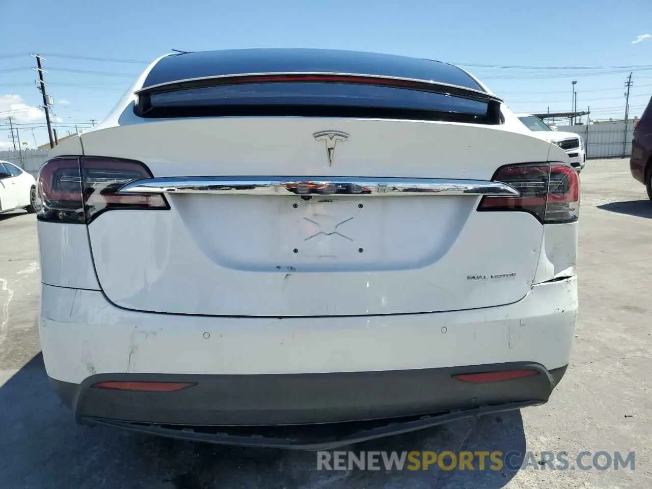 6 fotografías del automóvil dañado 5YJXCBE26LF249971 TESLA MODEL X 2020