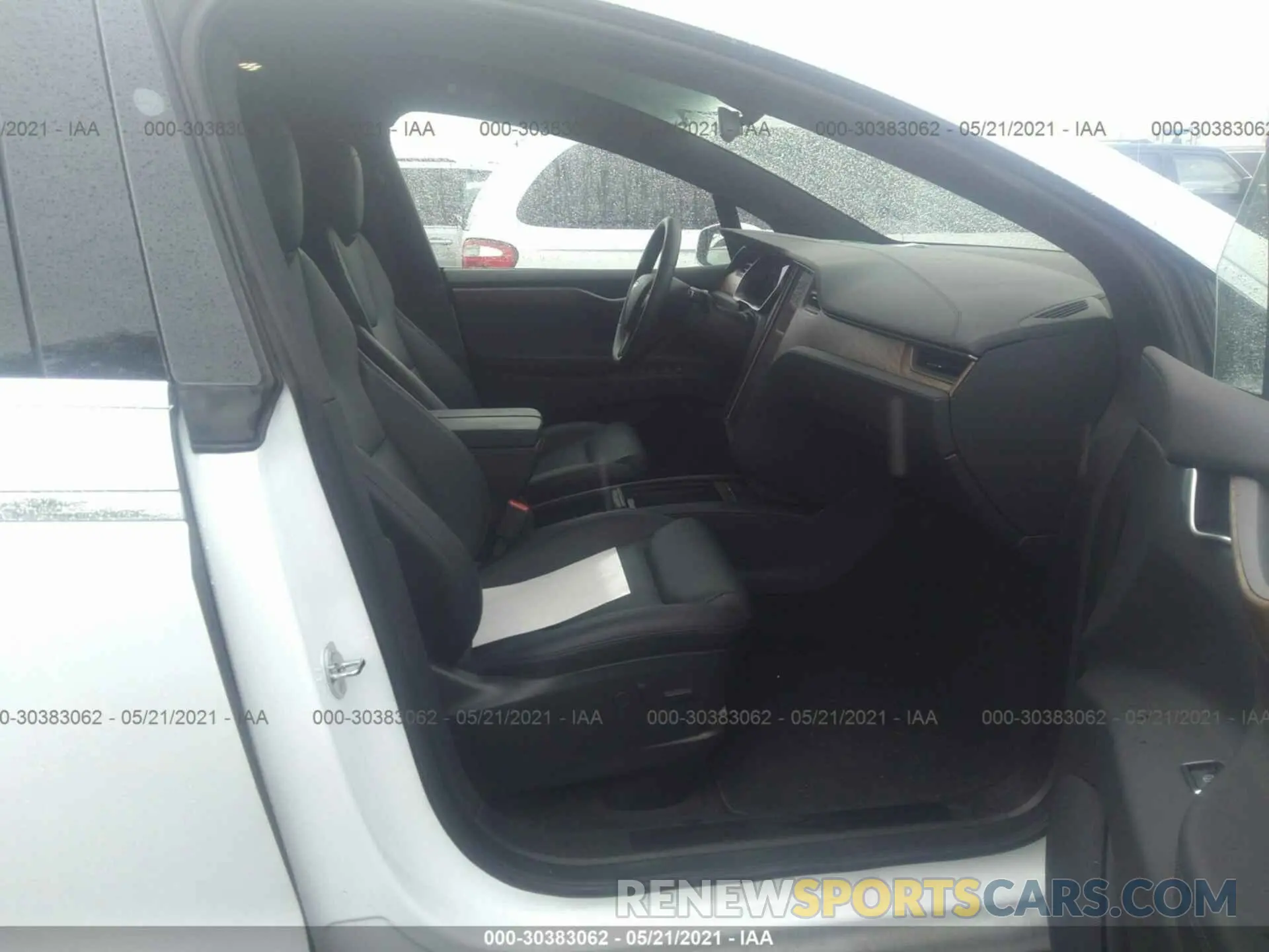 5 fotografías del automóvil dañado 5YJXCBE26LF284767 TESLA MODEL X 2020