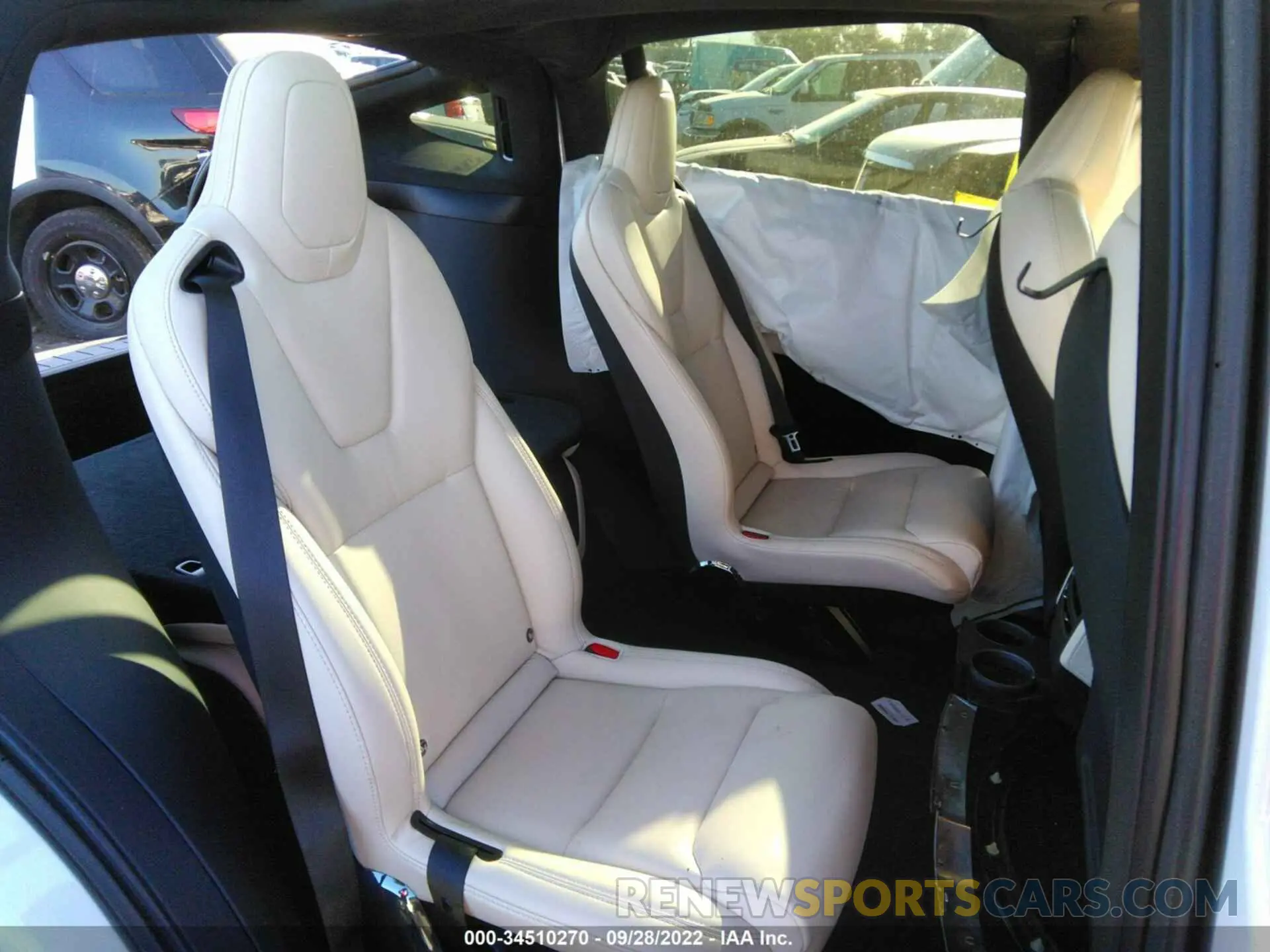 8 fotografías del automóvil dañado 5YJXCBE26LF301857 TESLA MODEL X 2020