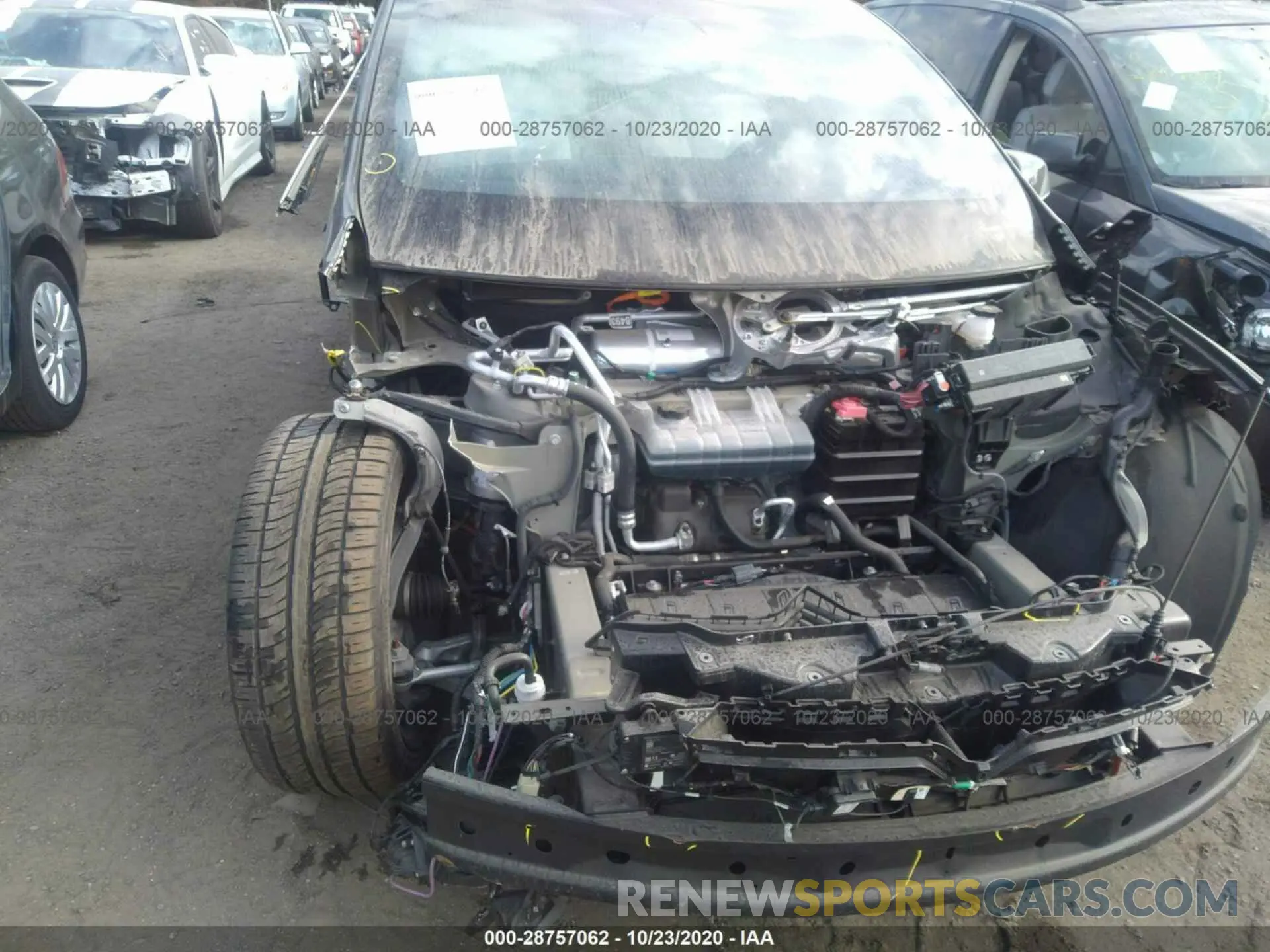 6 fotografías del automóvil dañado 5YJXCBE27LF231088 TESLA MODEL X 2020
