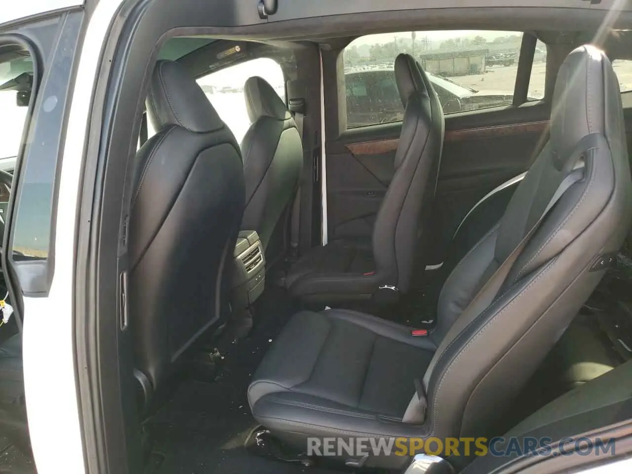 6 fotografías del automóvil dañado 5YJXCBE28LF235327 TESLA MODEL X 2020