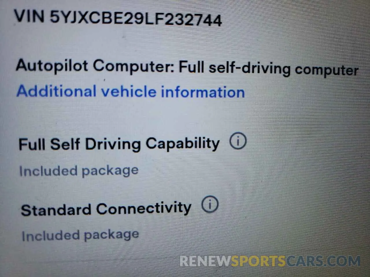 9 fotografías del automóvil dañado 5YJXCBE29LF232744 TESLA MODEL X 2020
