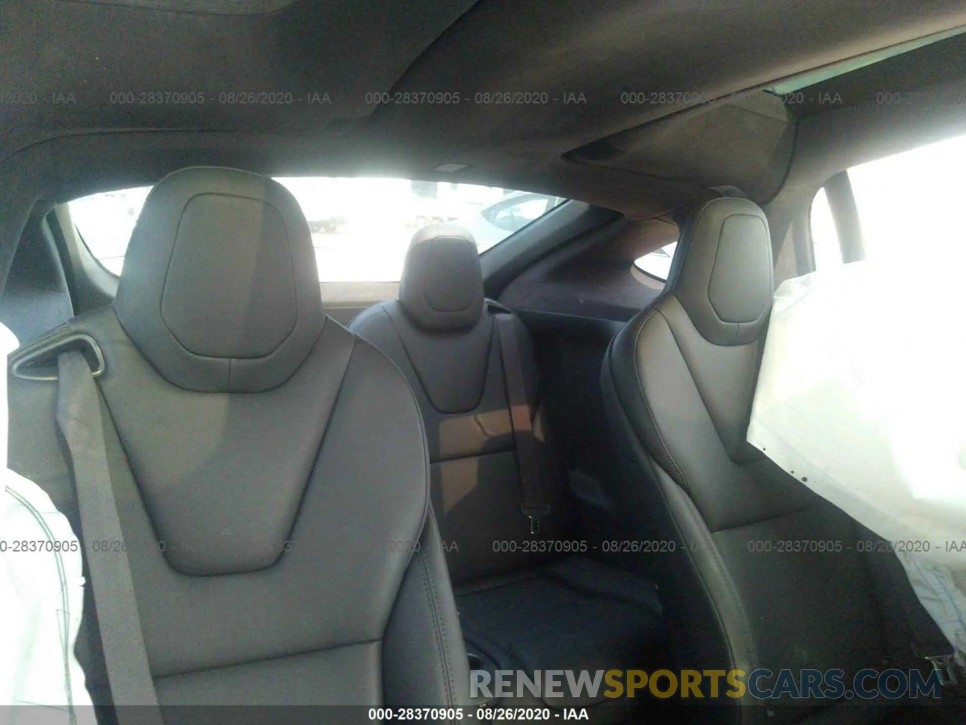 8 fotografías del automóvil dañado 5YJXCBE29LF241475 TESLA MODEL X 2020