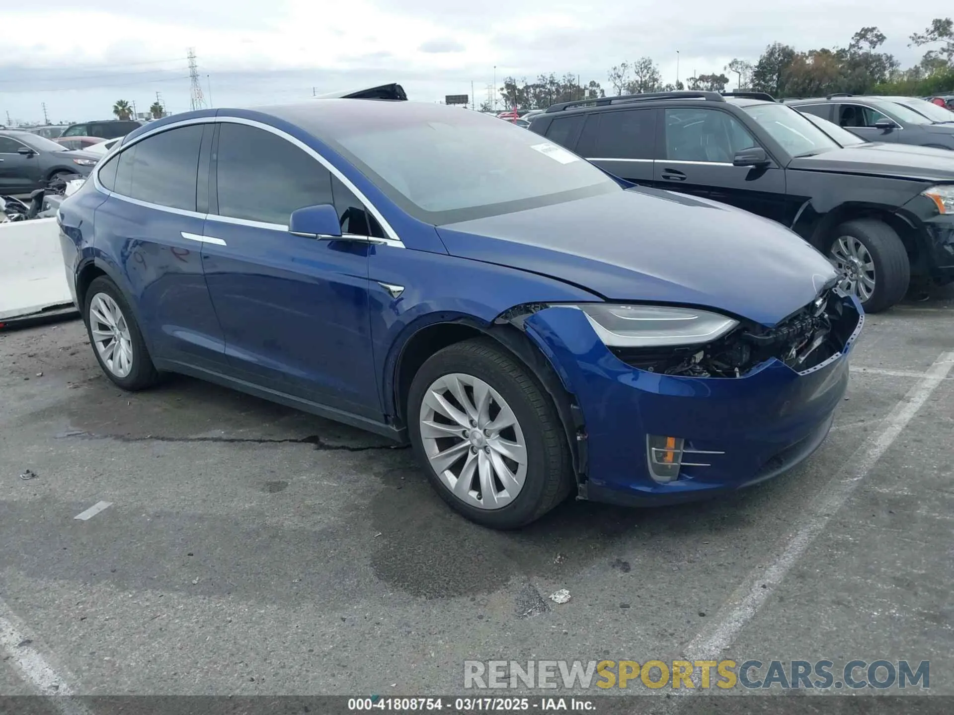 1 fotografías del automóvil dañado 5YJXCBE29LF283760 TESLA MODEL X 2020