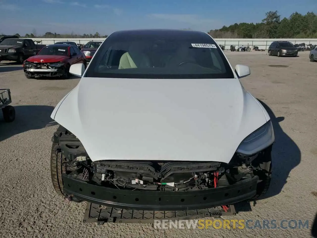 11 fotografías del automóvil dañado 5YJXCBE29LF297724 TESLA MODEL X 2020