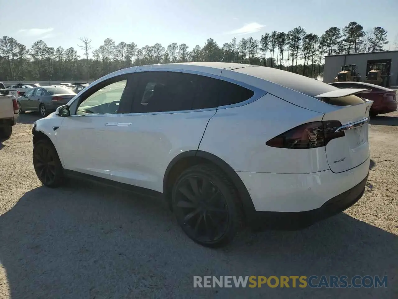 2 fotografías del automóvil dañado 5YJXCBE29LF297724 TESLA MODEL X 2020
