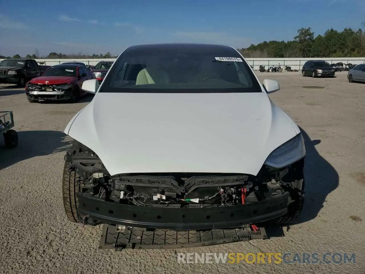 5 fotografías del automóvil dañado 5YJXCBE29LF297724 TESLA MODEL X 2020