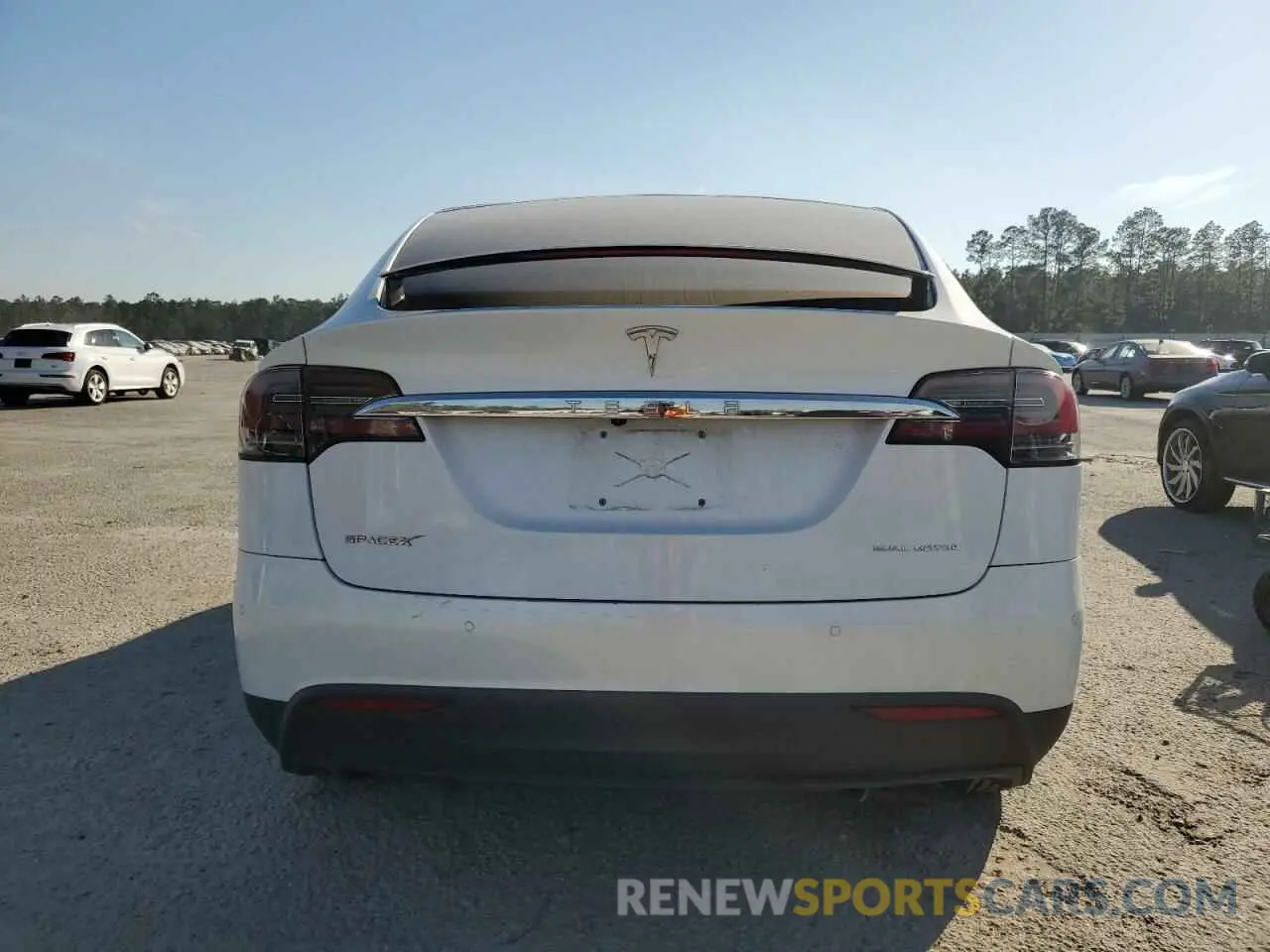 6 fotografías del automóvil dañado 5YJXCBE29LF297724 TESLA MODEL X 2020