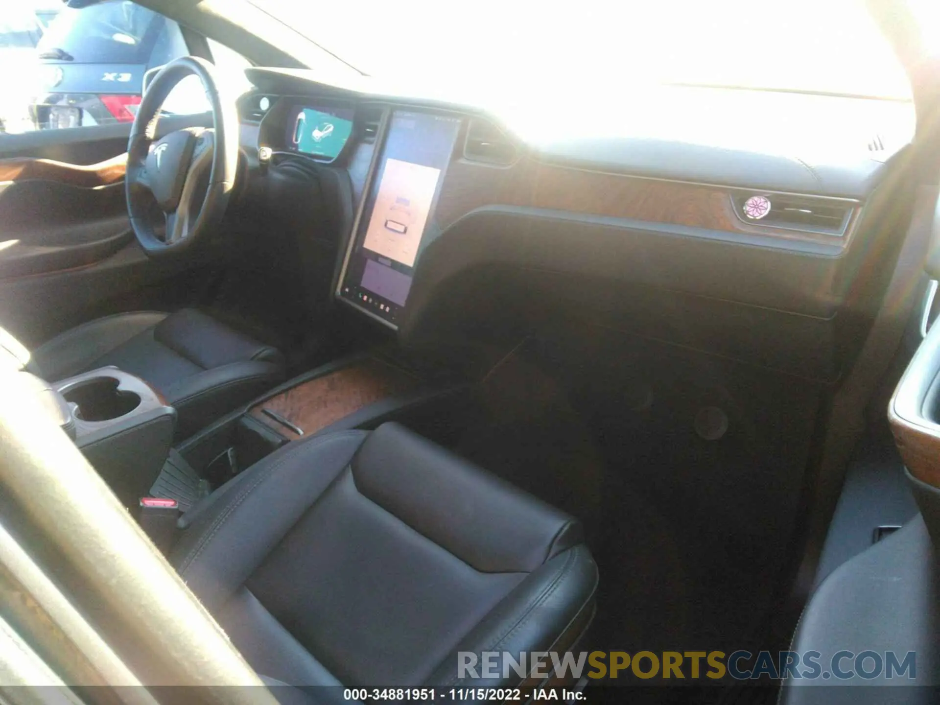 5 fotografías del automóvil dañado 5YJXCBE29LF306003 TESLA MODEL X 2020