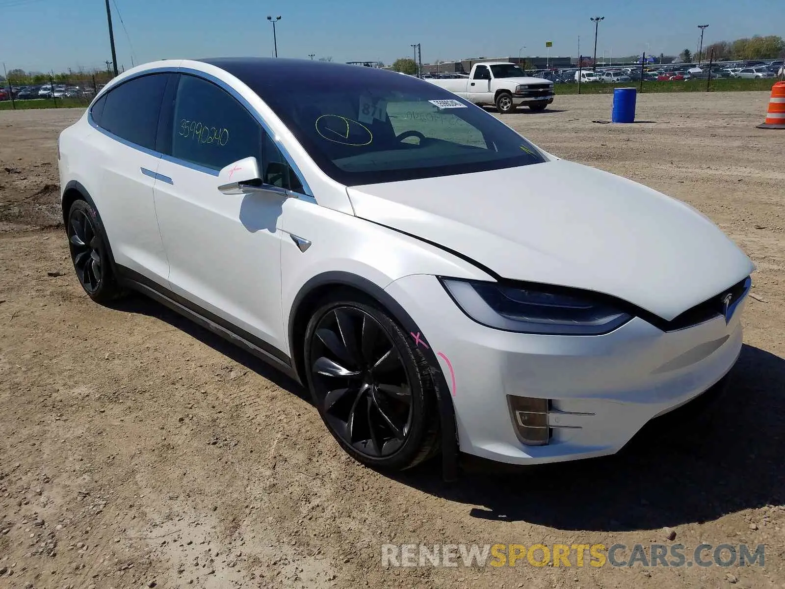 1 fotografías del automóvil dañado 5YJXCBE2XLF219520 TESLA MODEL X 2020