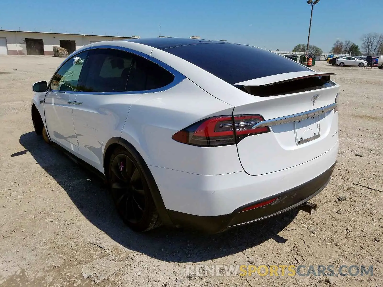 3 fotografías del automóvil dañado 5YJXCBE2XLF219520 TESLA MODEL X 2020