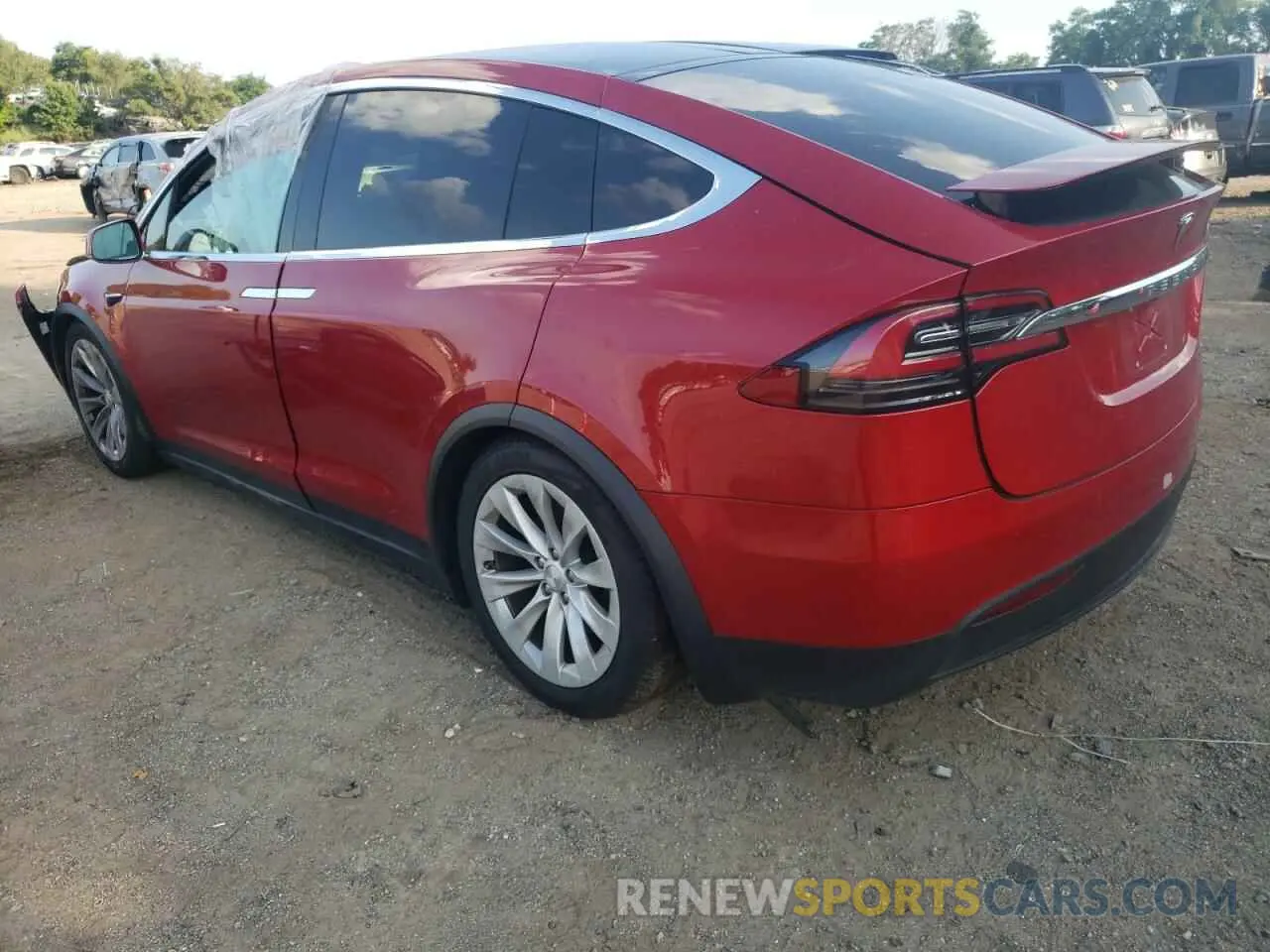 3 fotografías del automóvil dañado 5YJXCBE2XLF228590 TESLA MODEL X 2020