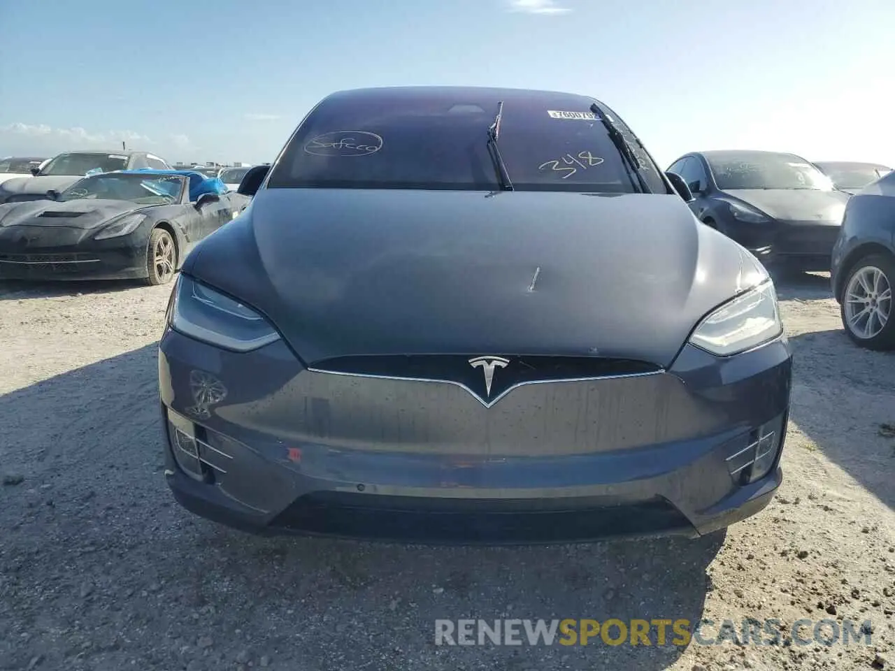 5 fotografías del automóvil dañado 5YJXCBE40LF239454 TESLA MODEL X 2020