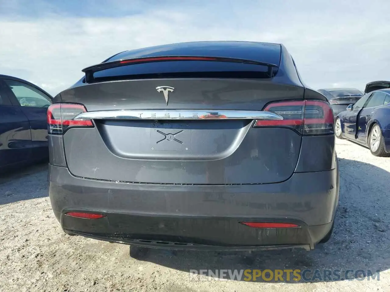 6 fotografías del automóvil dañado 5YJXCBE40LF239454 TESLA MODEL X 2020