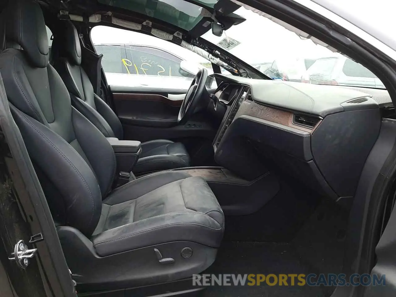 5 fotografías del automóvil dañado 5YJXCBE41LF220041 TESLA MODEL X 2020