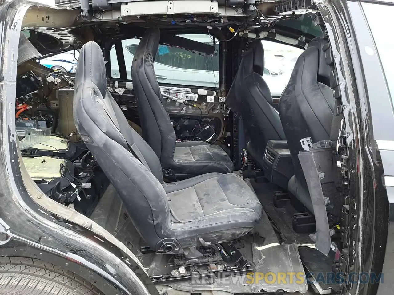 6 fotografías del automóvil dañado 5YJXCBE41LF220041 TESLA MODEL X 2020