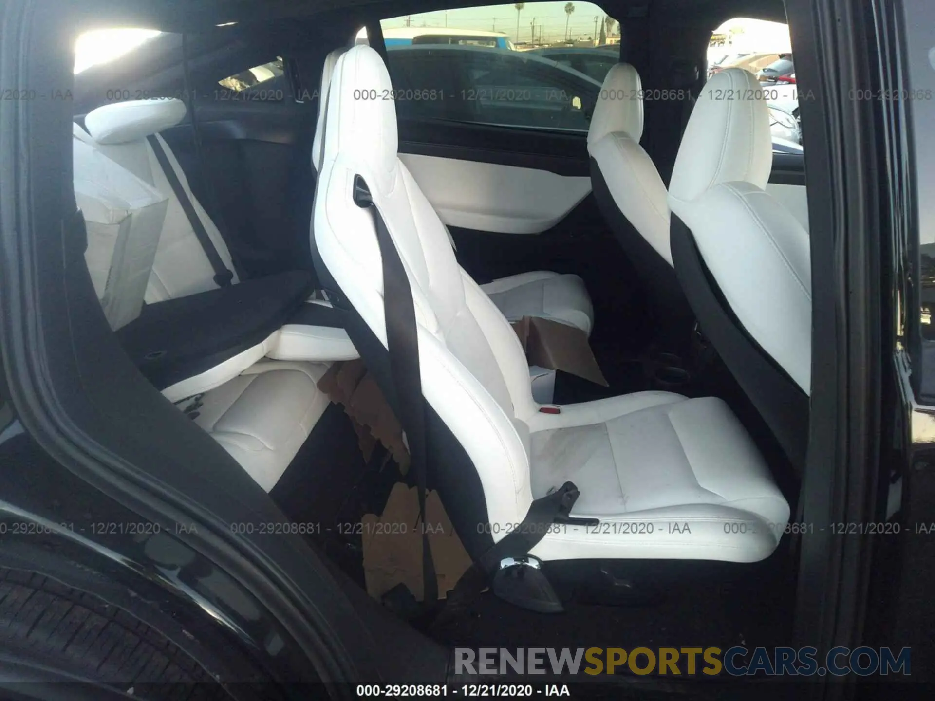 8 fotografías del automóvil dañado 5YJXCBE45LF243922 TESLA MODEL X 2020