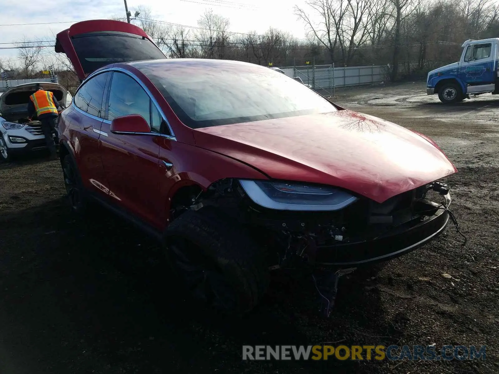 1 fotografías del automóvil dañado 5YJXCBE45LF261594 TESLA MODEL X 2020