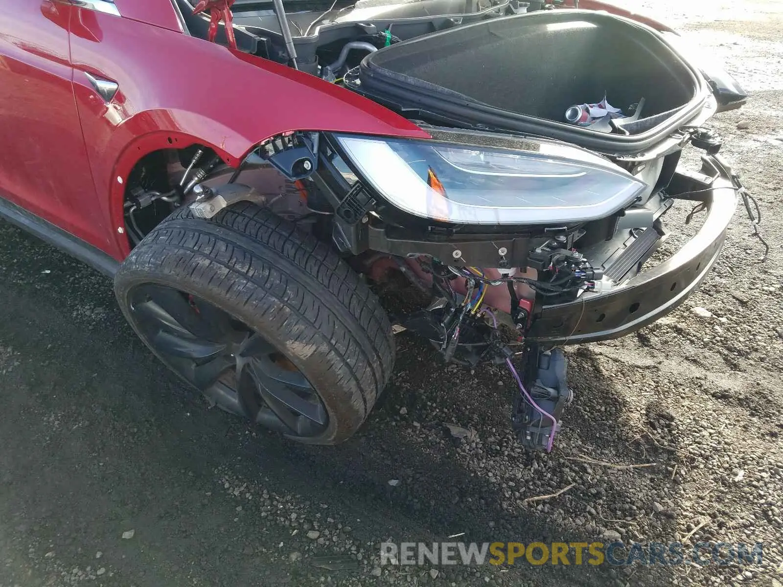9 fotografías del automóvil dañado 5YJXCBE45LF261594 TESLA MODEL X 2020