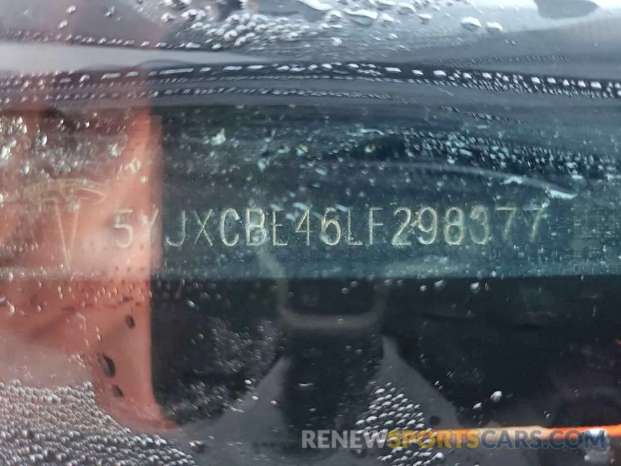 10 fotografías del automóvil dañado 5YJXCBE46LF298377 TESLA MODEL X 2020