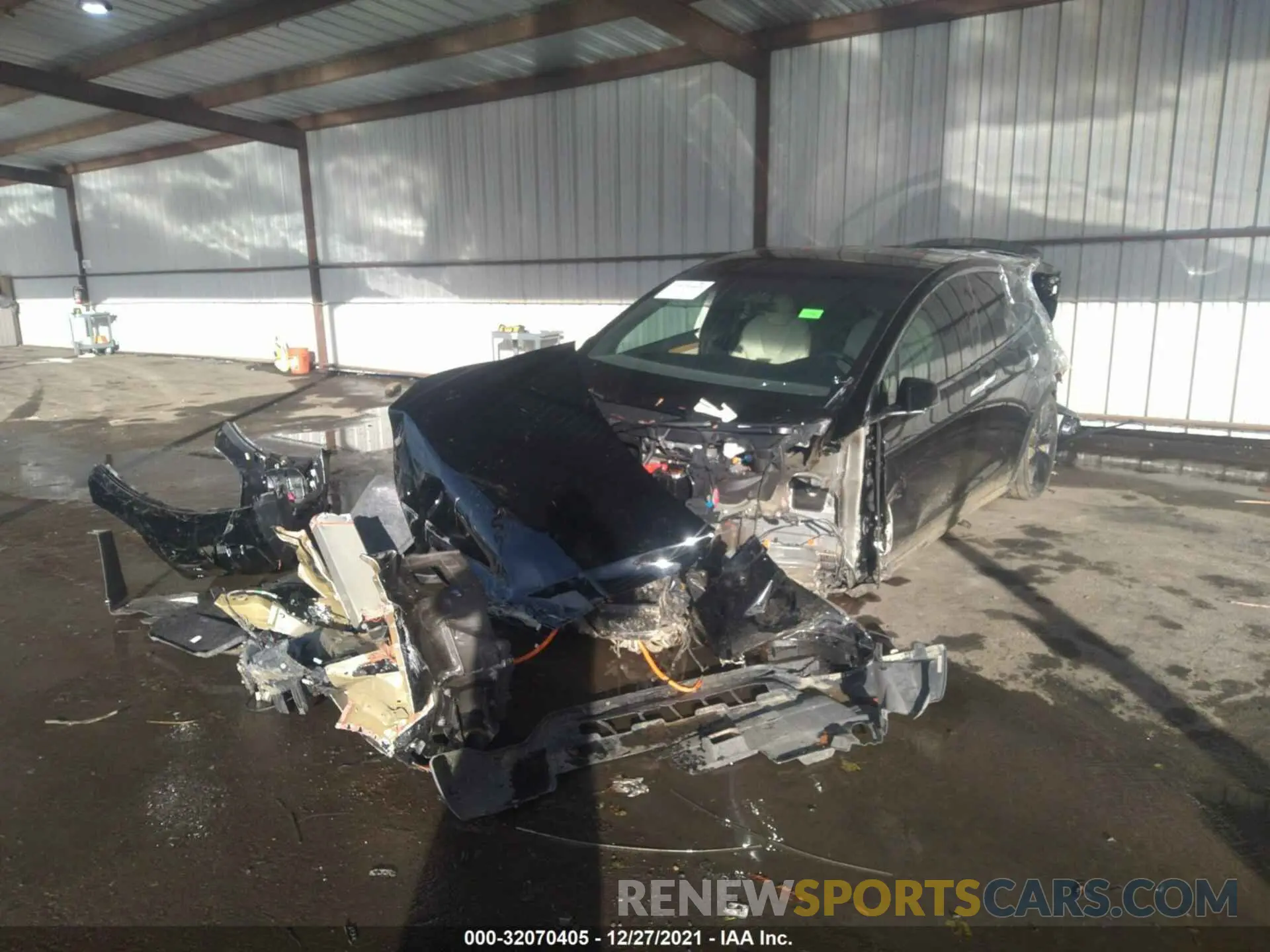 6 fotografías del automóvil dañado 5YJXCBE47LF265551 TESLA MODEL X 2020