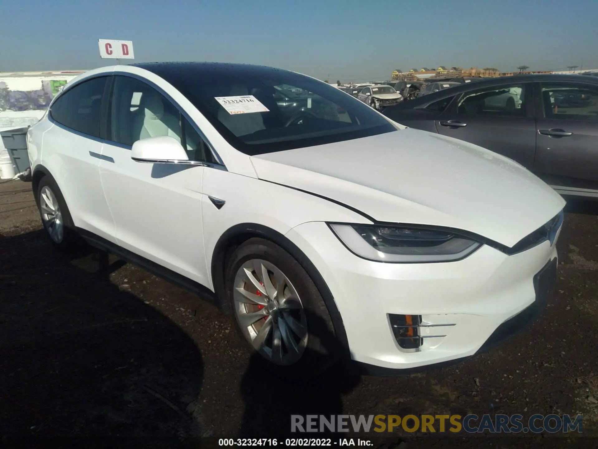 1 fotografías del automóvil dañado 5YJXCBE47LF303960 TESLA MODEL X 2020