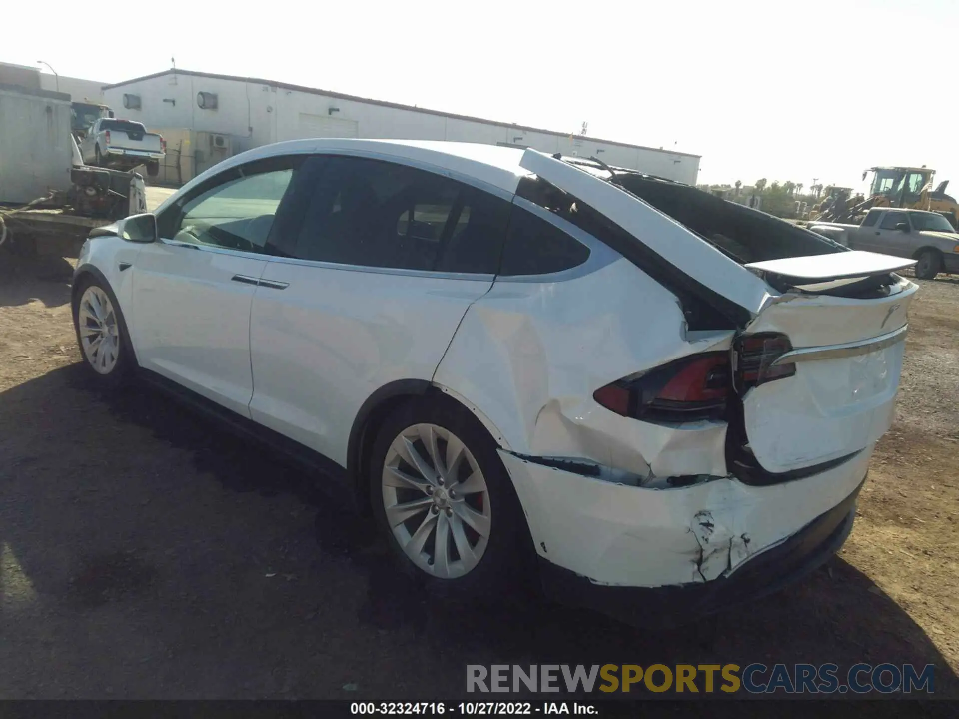 3 fotografías del automóvil dañado 5YJXCBE47LF303960 TESLA MODEL X 2020
