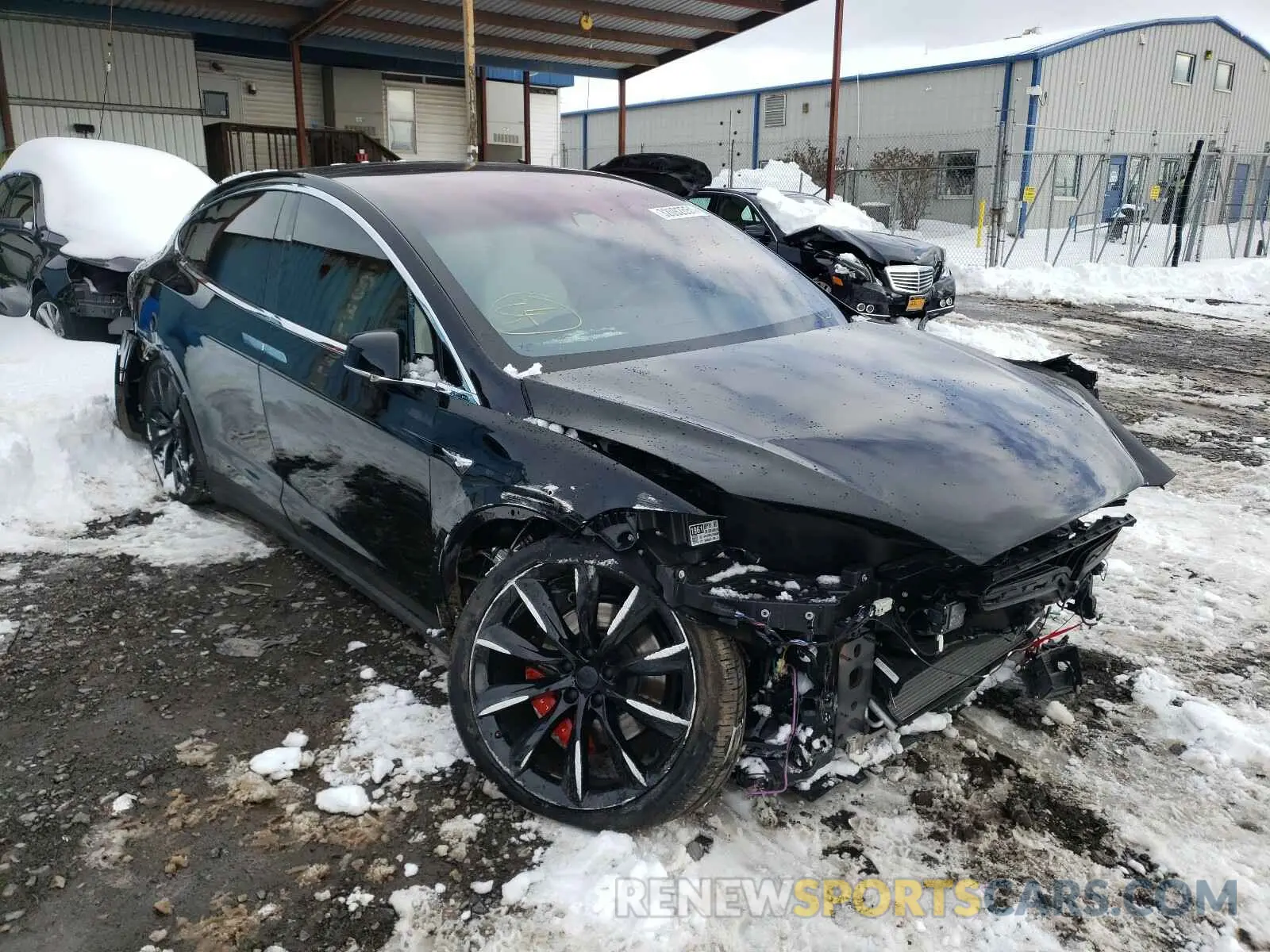 1 fotografías del automóvil dañado 5YJXCBE48LF301974 TESLA MODEL X 2020