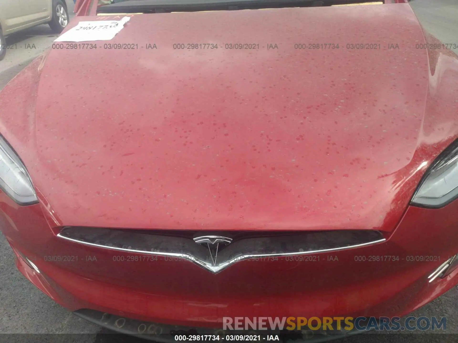 10 fotografías del automóvil dañado 5YJXCCE2XMF311041 TESLA MODEL X 2020