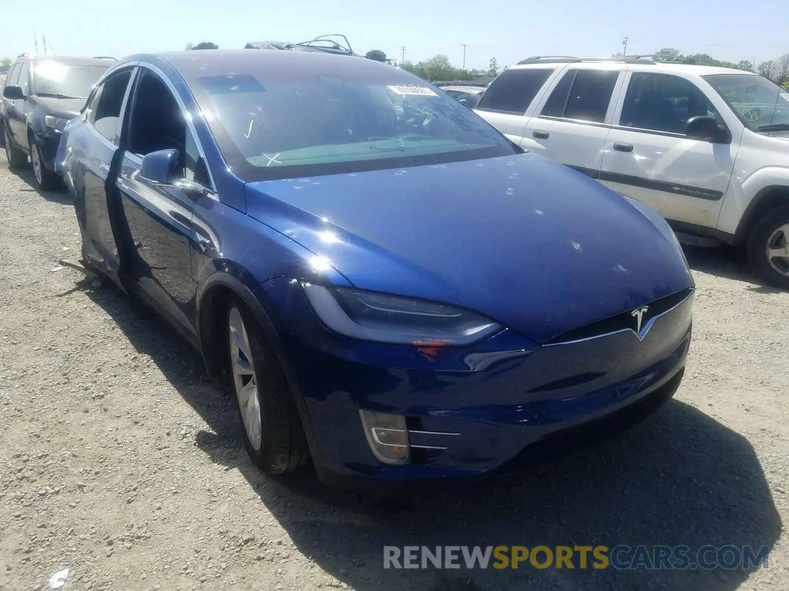 1 fotografías del automóvil dañado 5YJXCDE20LF238038 TESLA MODEL X 2020