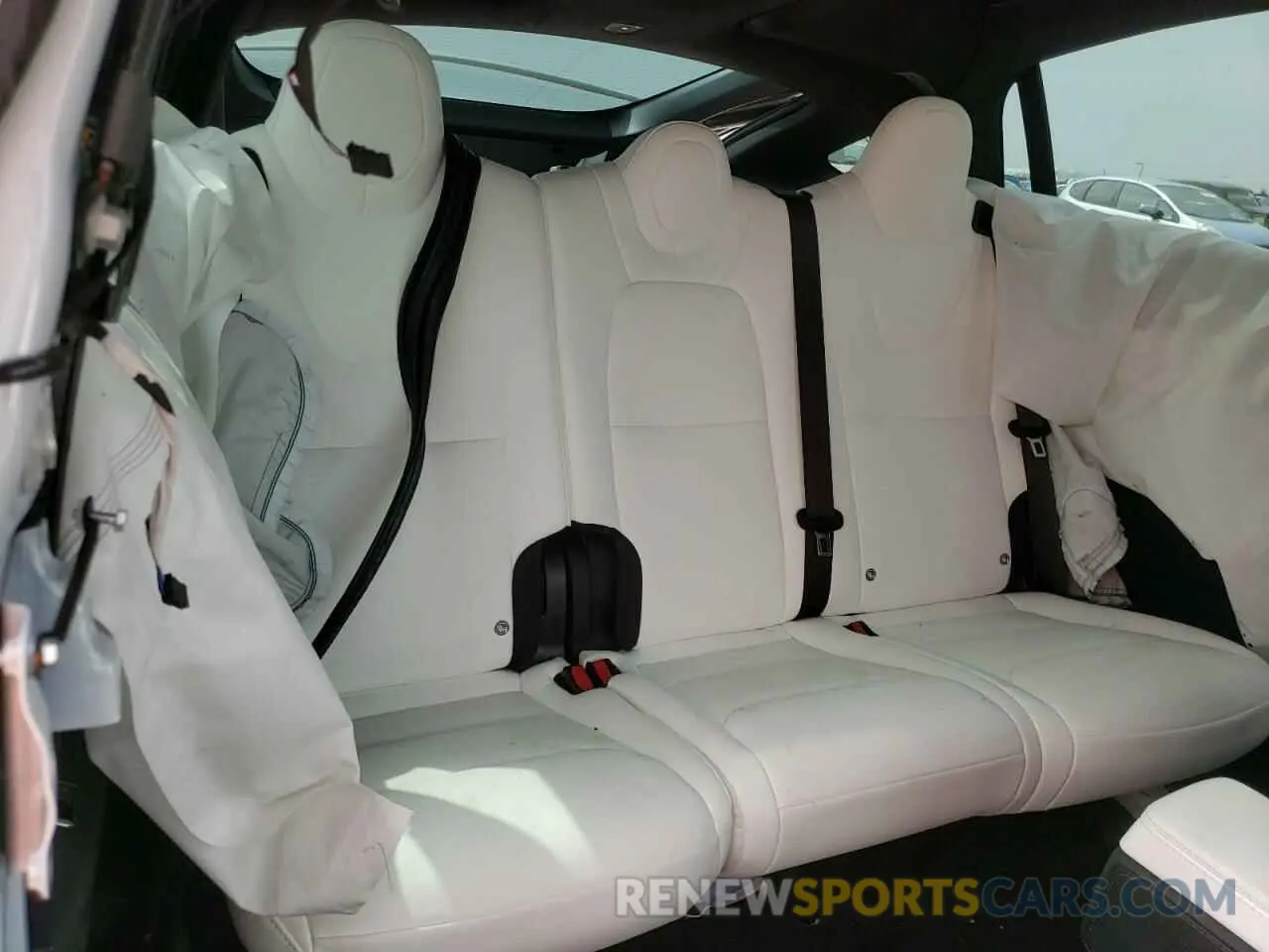 6 fotografías del automóvil dañado 5YJXCDE20LF250268 TESLA MODEL X 2020