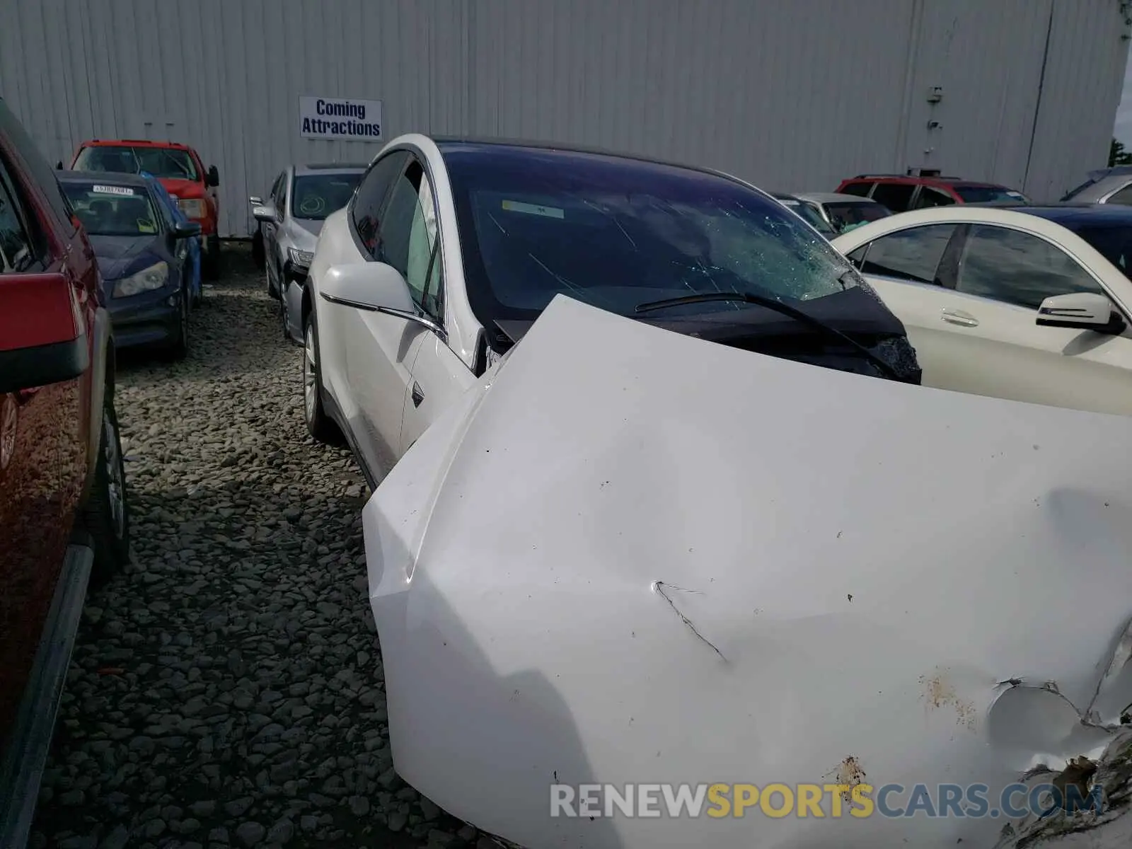 1 fotografías del automóvil dañado 5YJXCDE20LF301753 TESLA MODEL X 2020
