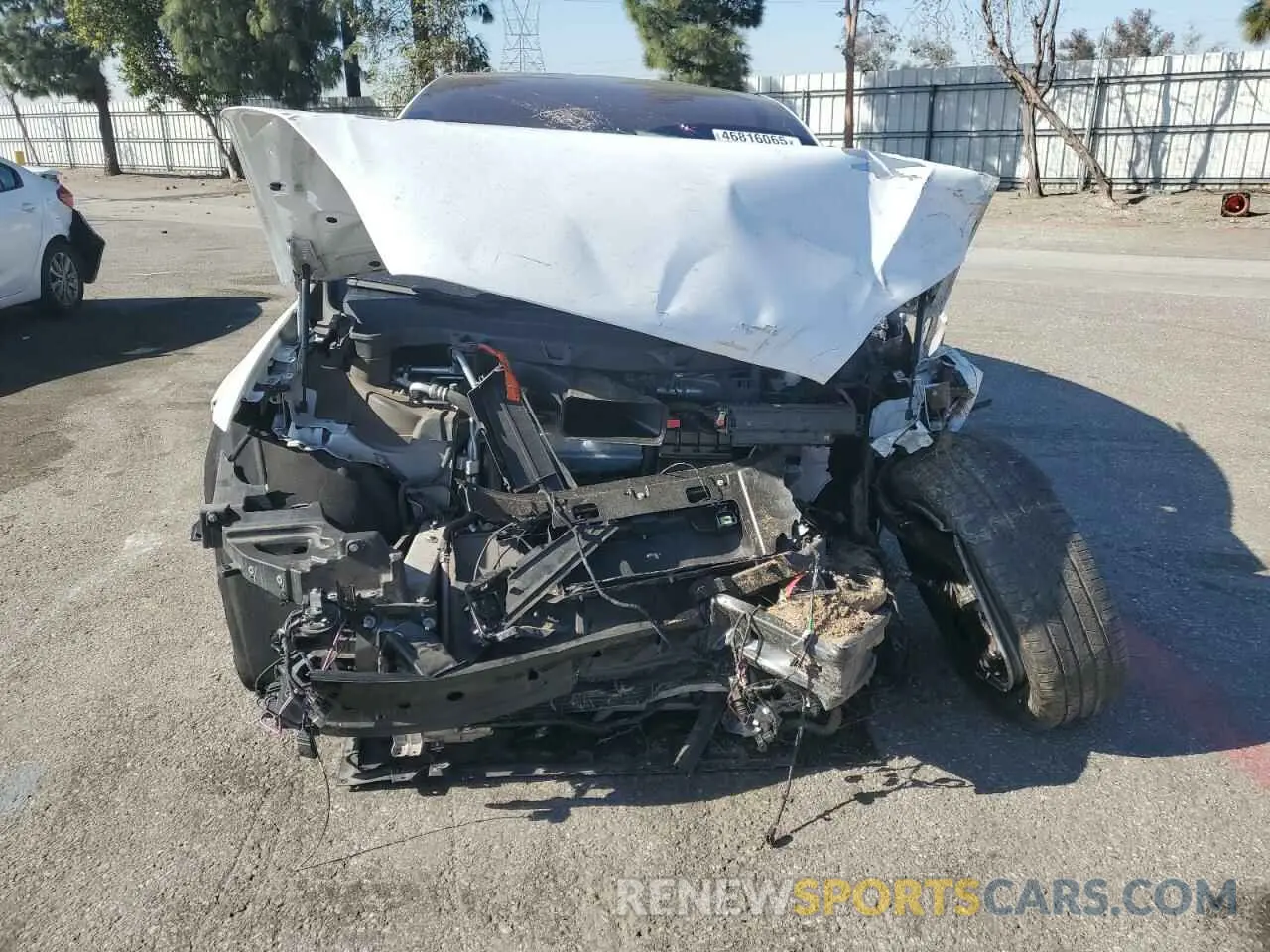 5 fotografías del automóvil dañado 5YJXCDE20LF304099 TESLA MODEL X 2020