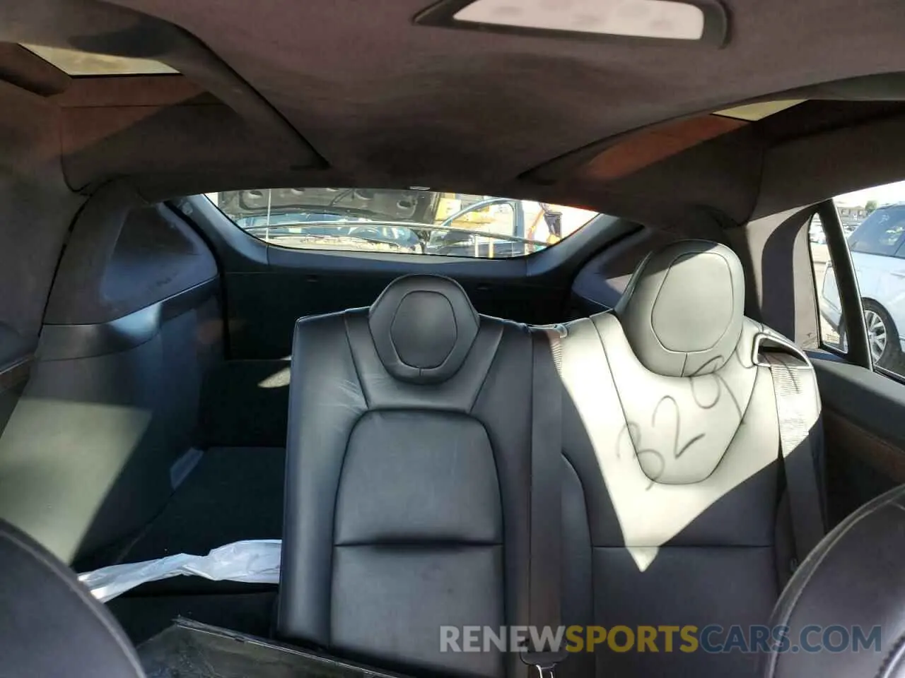 6 fotografías del automóvil dañado 5YJXCDE21LF232748 TESLA MODEL X 2020